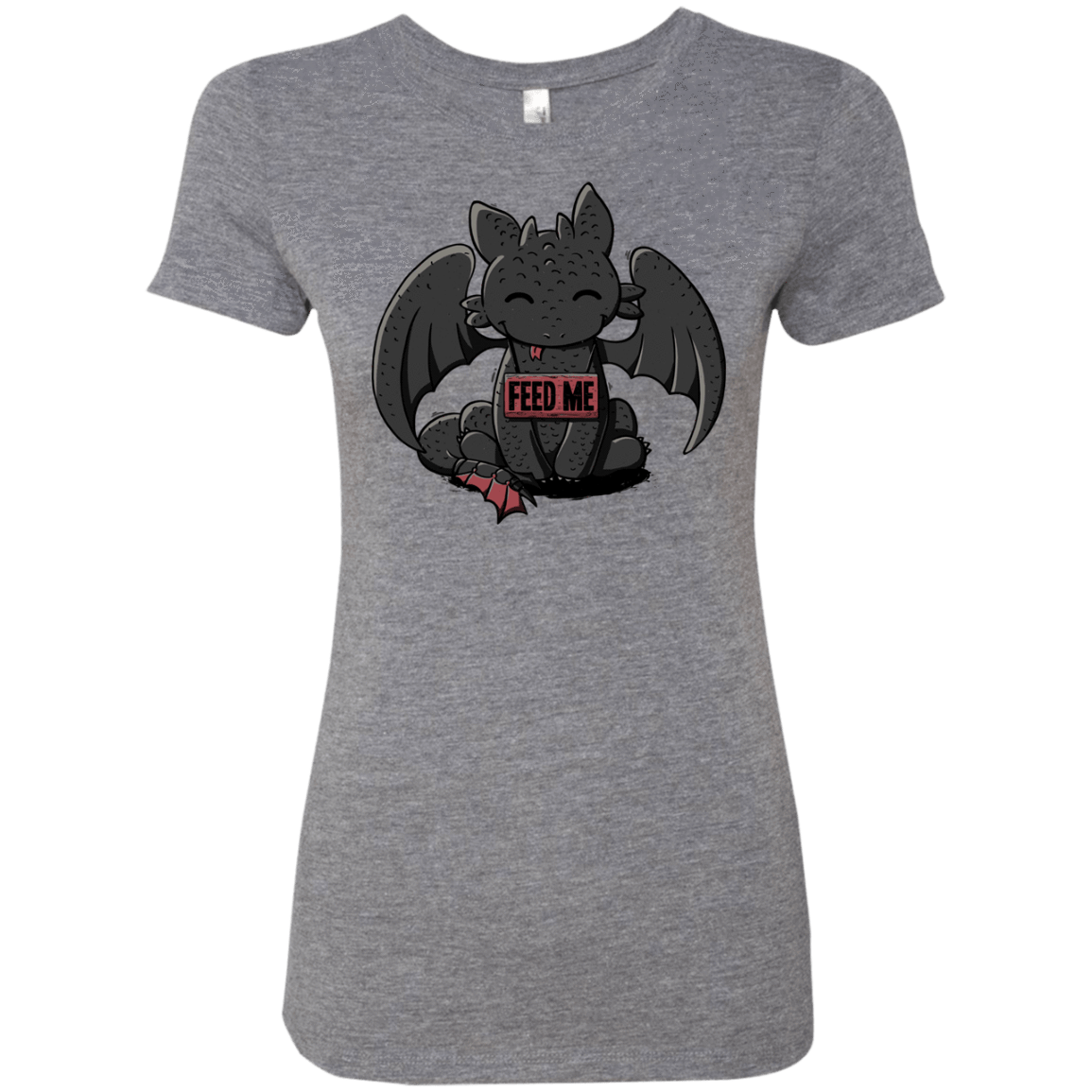 T-Shirts Premium Heather / S Toothless Feed Me Women's Triblend T-Shirt
