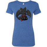 T-Shirts Vintage Royal / S Toothless Feed Me Women's Triblend T-Shirt
