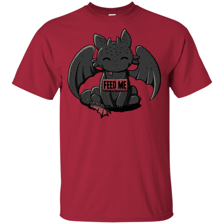T-Shirts Cardinal / YXS Toothless Feed Me Youth T-Shirt