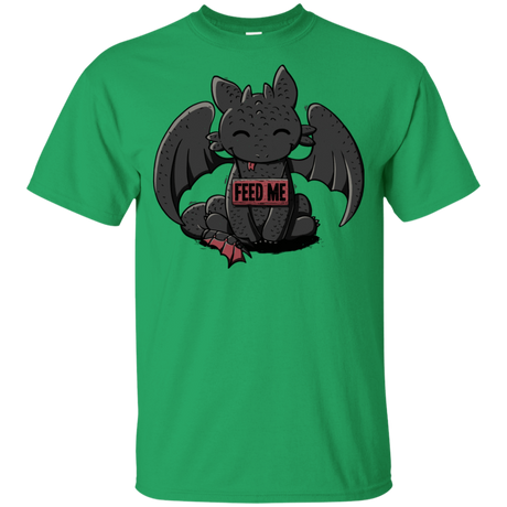 T-Shirts Irish Green / YXS Toothless Feed Me Youth T-Shirt