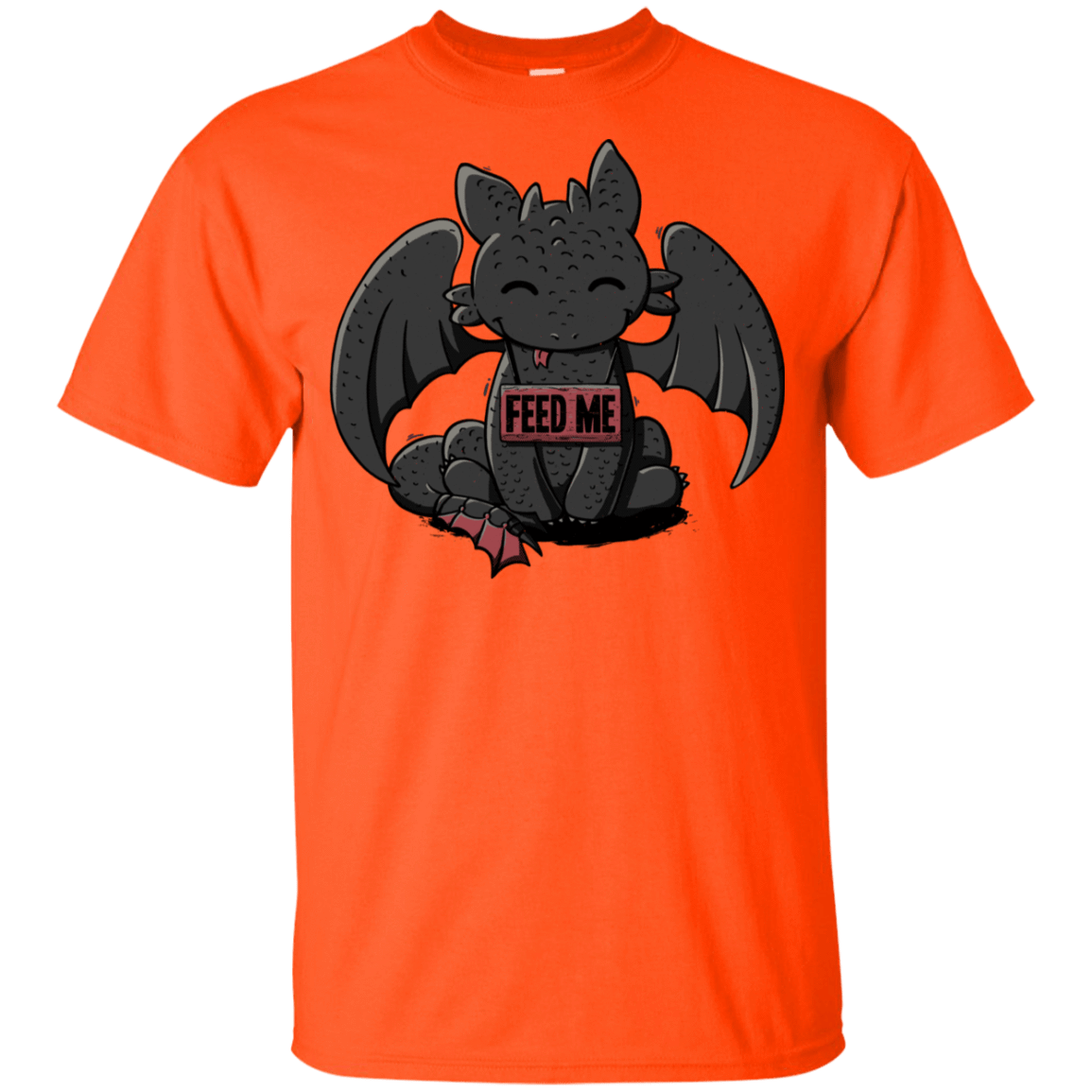 T-Shirts Orange / YXS Toothless Feed Me Youth T-Shirt