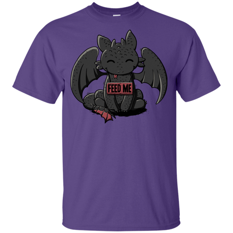 T-Shirts Purple / YXS Toothless Feed Me Youth T-Shirt
