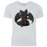 T-Shirts Heather White / YXS Toothless Feed Me Youth Triblend T-Shirt
