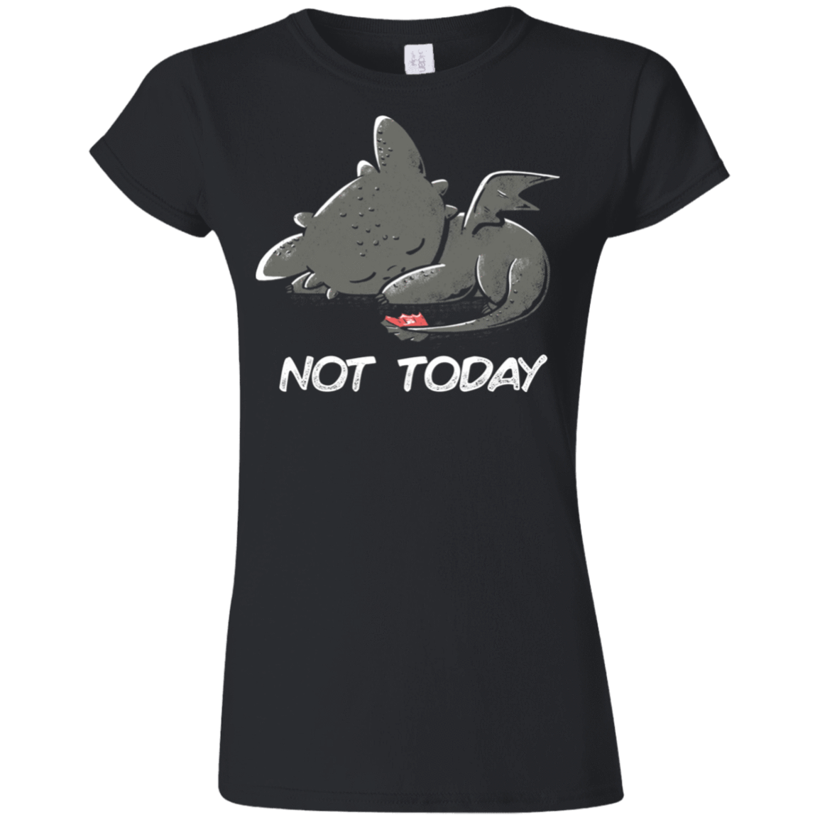 T-Shirts Black / S Toothless Not Today Junior Slimmer-Fit T-Shirt