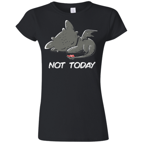 T-Shirts Black / S Toothless Not Today Junior Slimmer-Fit T-Shirt