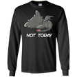 T-Shirts Black / S Toothless Not Today Men's Long Sleeve T-Shirt