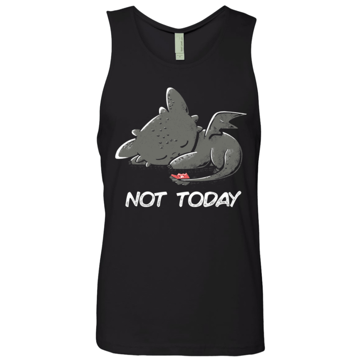 T-Shirts Black / S Toothless Not Today Men's Premium Tank Top