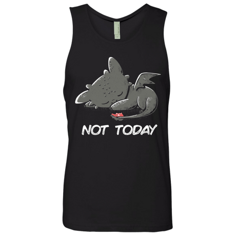 T-Shirts Black / S Toothless Not Today Men's Premium Tank Top