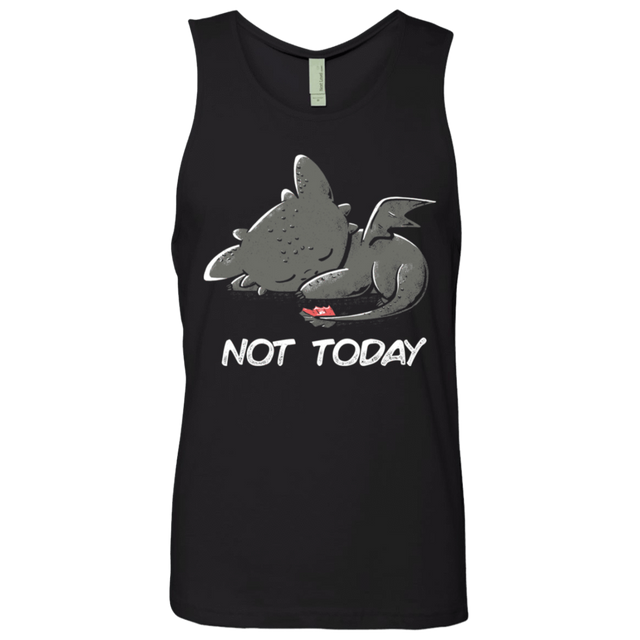 T-Shirts Black / S Toothless Not Today Men's Premium Tank Top