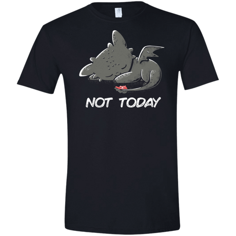 T-Shirts Black / X-Small Toothless Not Today Men's Semi-Fitted Softstyle