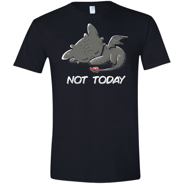 T-Shirts Black / X-Small Toothless Not Today Men's Semi-Fitted Softstyle