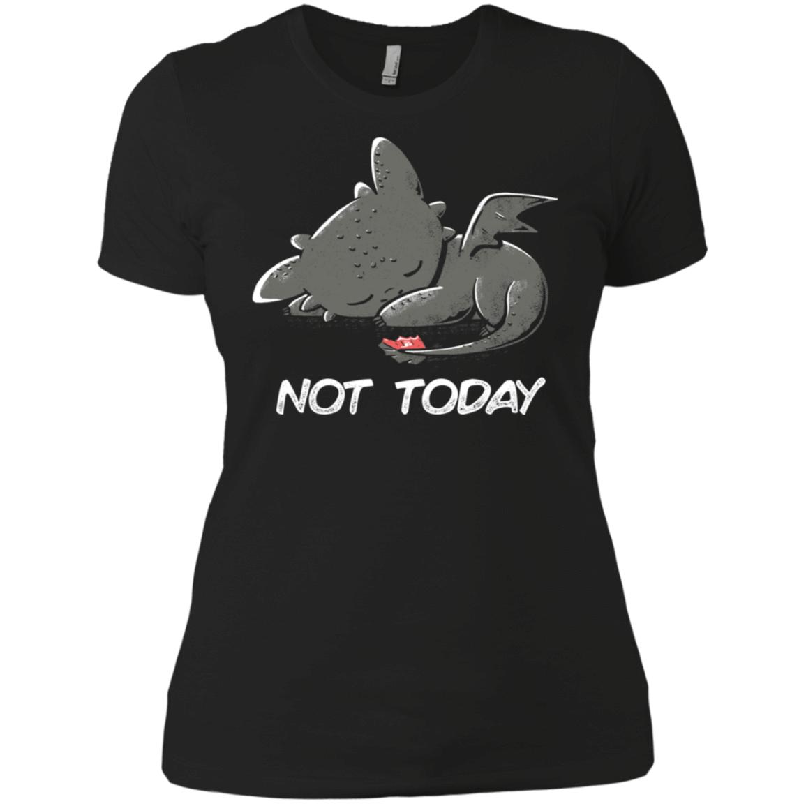 T-Shirts Black / X-Small Toothless Not Today Women's Premium T-Shirt