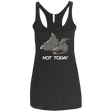 T-Shirts Vintage Black / X-Small Toothless Not Today Women's Triblend Racerback Tank
