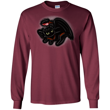 T-Shirts Maroon / S Toothless Simba Men's Long Sleeve T-Shirt