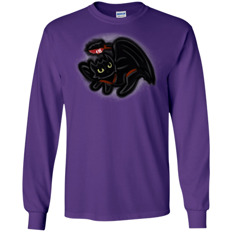 T-Shirts Purple / S Toothless Simba Men's Long Sleeve T-Shirt