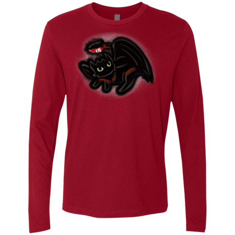 T-Shirts Cardinal / S Toothless Simba Men's Premium Long Sleeve