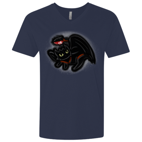 T-Shirts Midnight Navy / X-Small Toothless Simba Men's Premium V-Neck