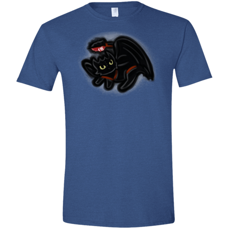 T-Shirts Heather Royal / X-Small Toothless Simba Men's Semi-Fitted Softstyle