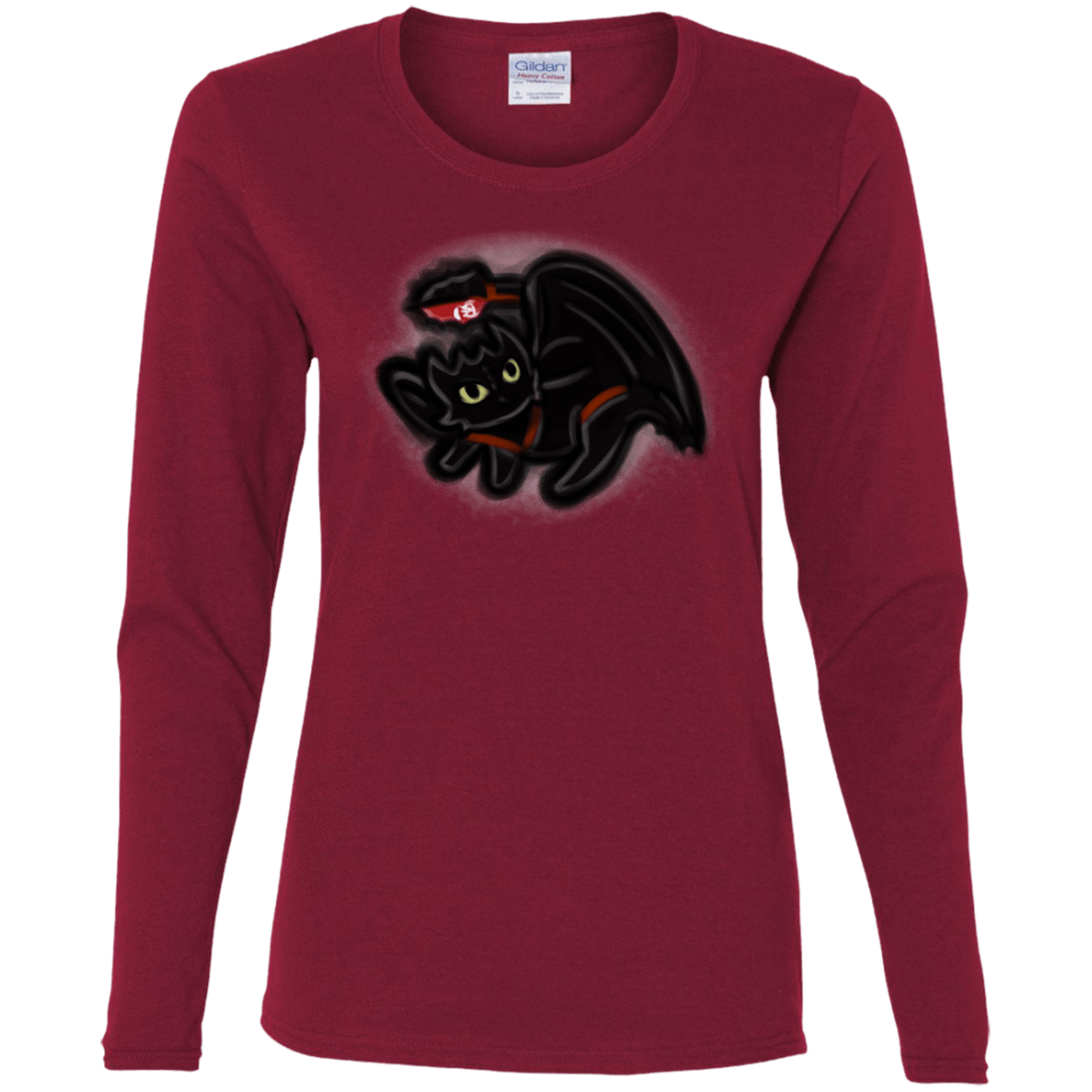 T-Shirts Cardinal / S Toothless Simba Women's Long Sleeve T-Shirt