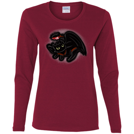 T-Shirts Cardinal / S Toothless Simba Women's Long Sleeve T-Shirt