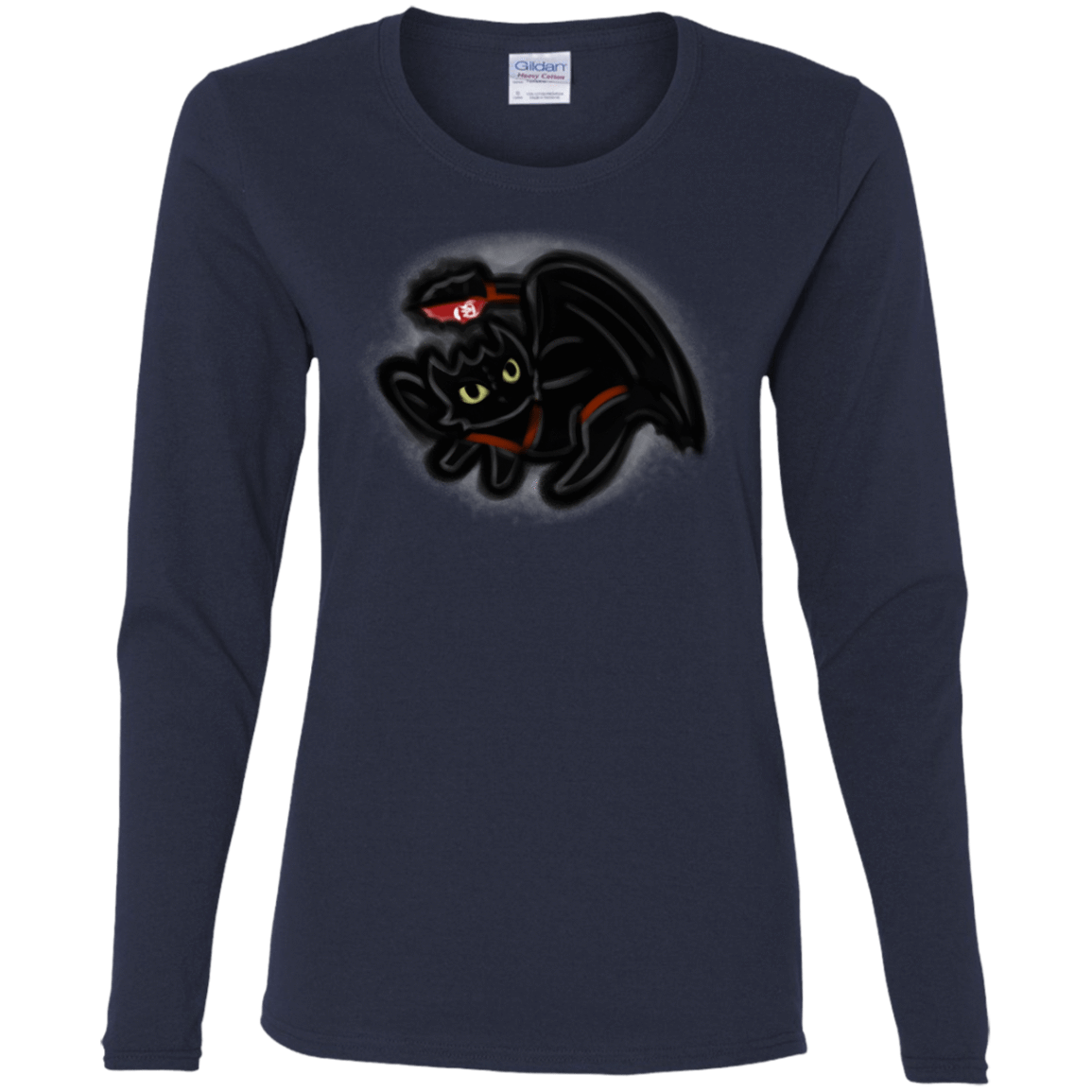 T-Shirts Navy / S Toothless Simba Women's Long Sleeve T-Shirt