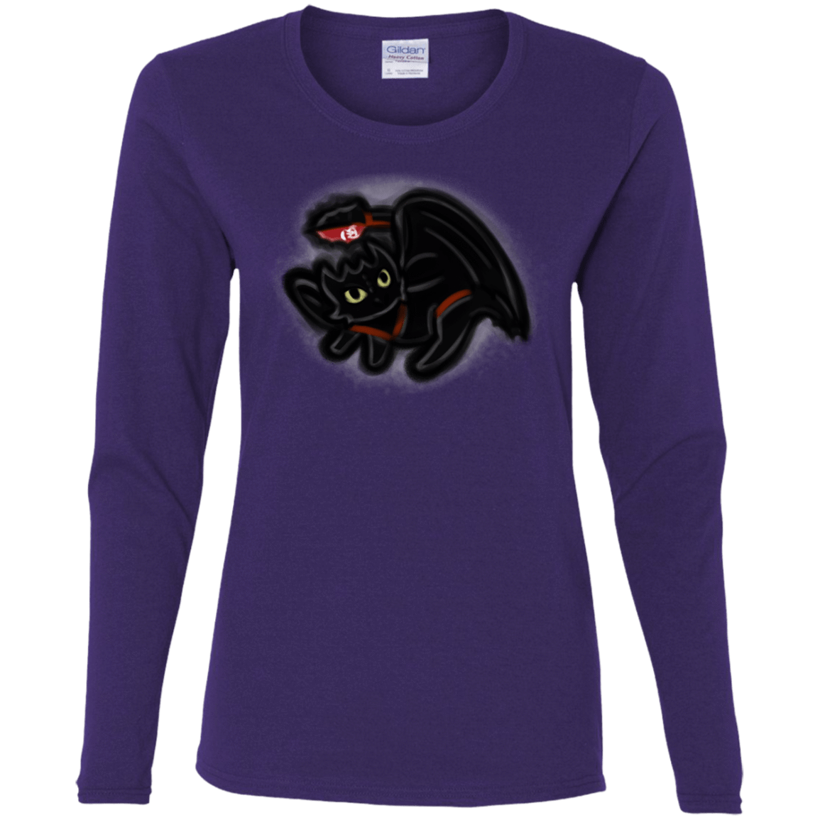 T-Shirts Purple / S Toothless Simba Women's Long Sleeve T-Shirt