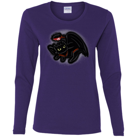 T-Shirts Purple / S Toothless Simba Women's Long Sleeve T-Shirt