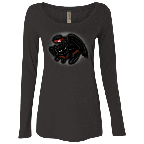 T-Shirts Vintage Black / S Toothless Simba Women's Triblend Long Sleeve Shirt