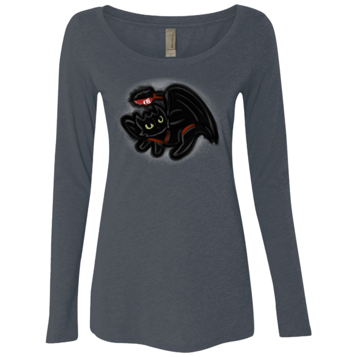 T-Shirts Vintage Navy / S Toothless Simba Women's Triblend Long Sleeve Shirt