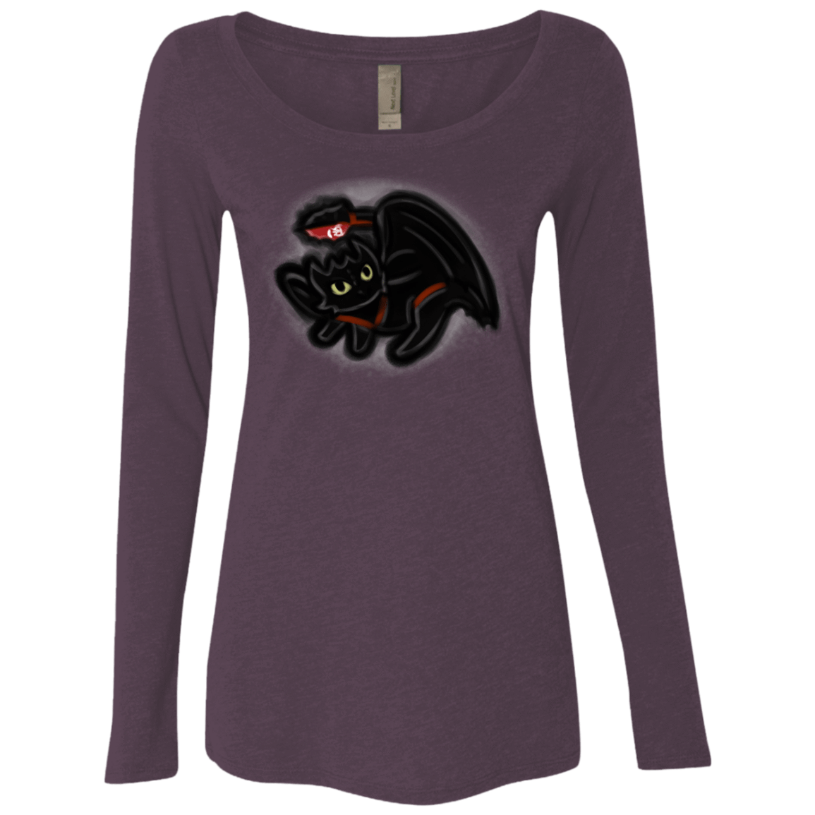 T-Shirts Vintage Purple / S Toothless Simba Women's Triblend Long Sleeve Shirt