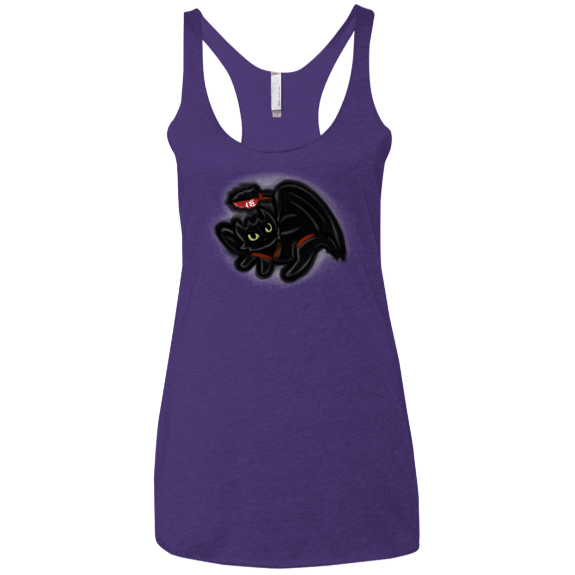 T-Shirts Purple Rush / X-Small Toothless Simba Women's Triblend Racerback Tank