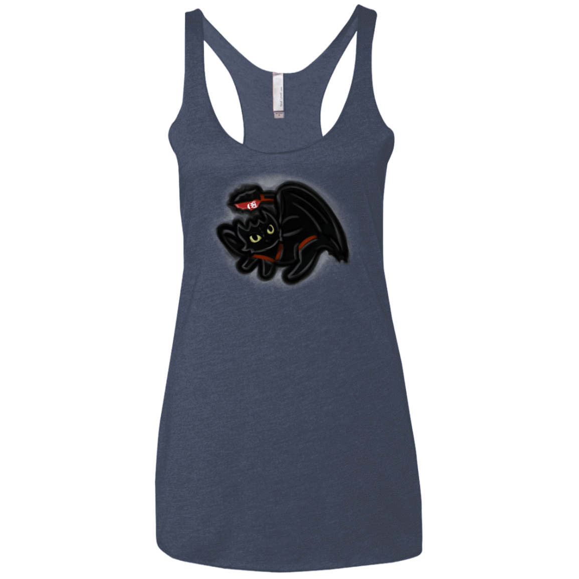T-Shirts Vintage Navy / X-Small Toothless Simba Women's Triblend Racerback Tank
