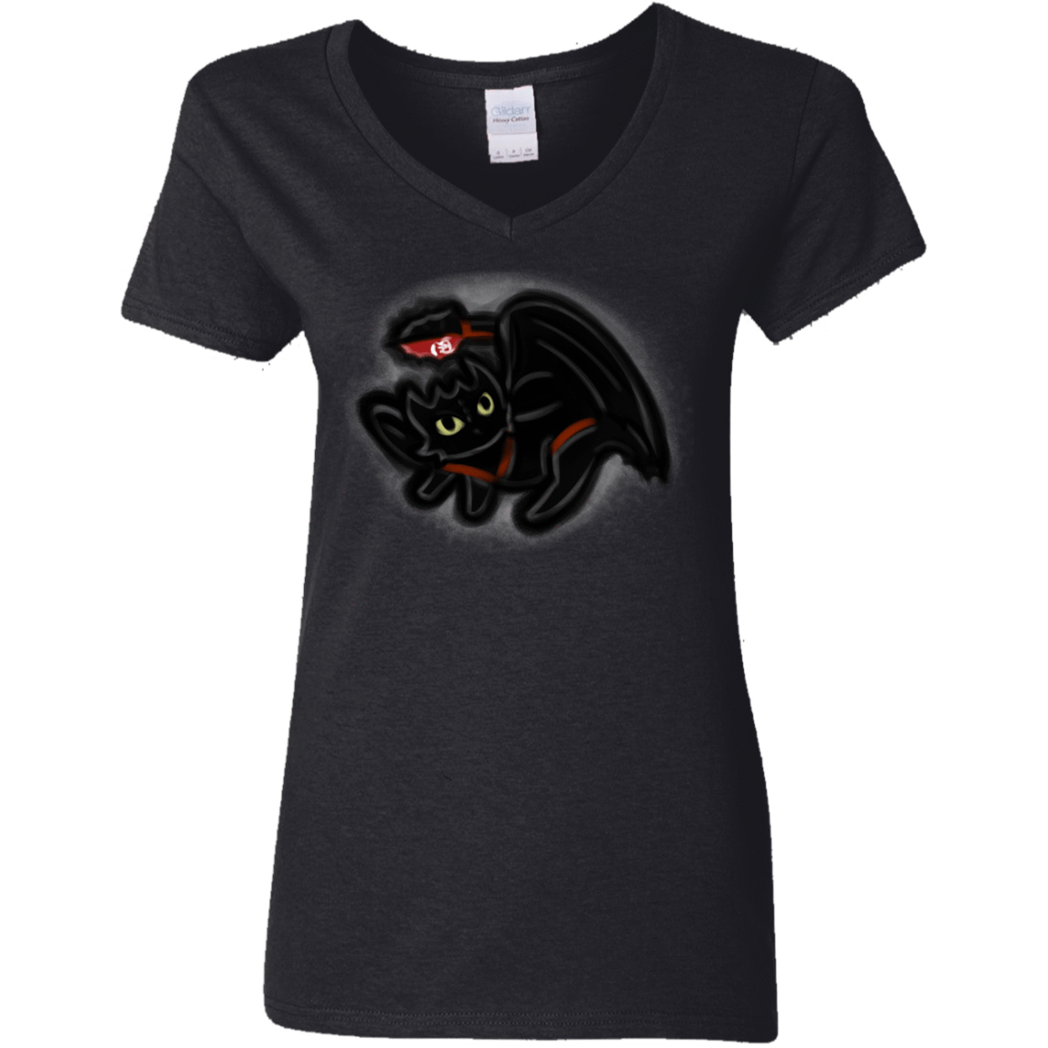 T-Shirts Black / S Toothless Simba Women's V-Neck T-Shirt