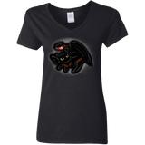 T-Shirts Black / S Toothless Simba Women's V-Neck T-Shirt