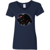 T-Shirts Navy / S Toothless Simba Women's V-Neck T-Shirt