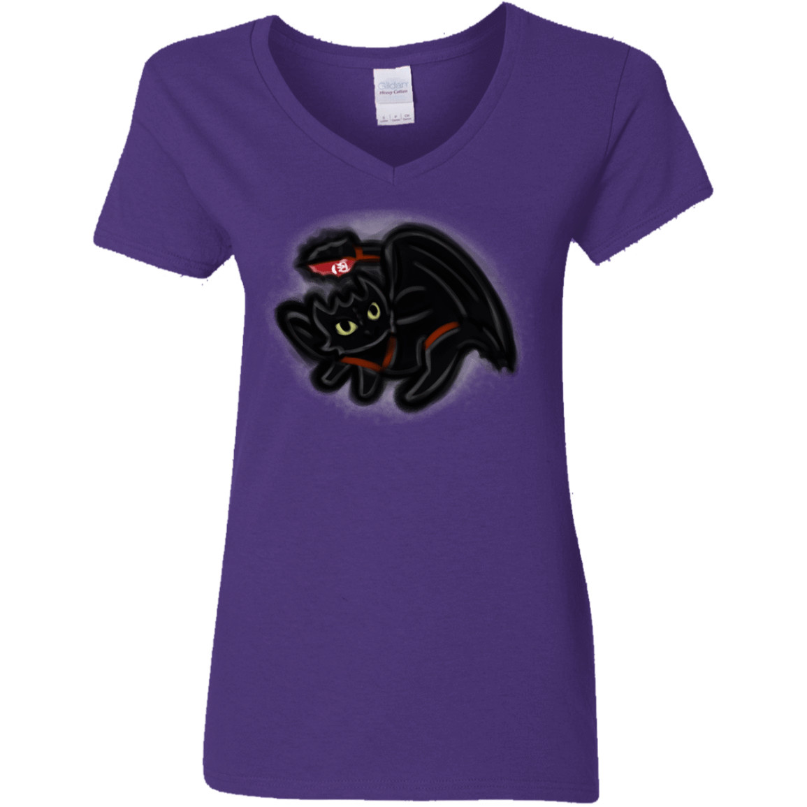 T-Shirts Purple / S Toothless Simba Women's V-Neck T-Shirt