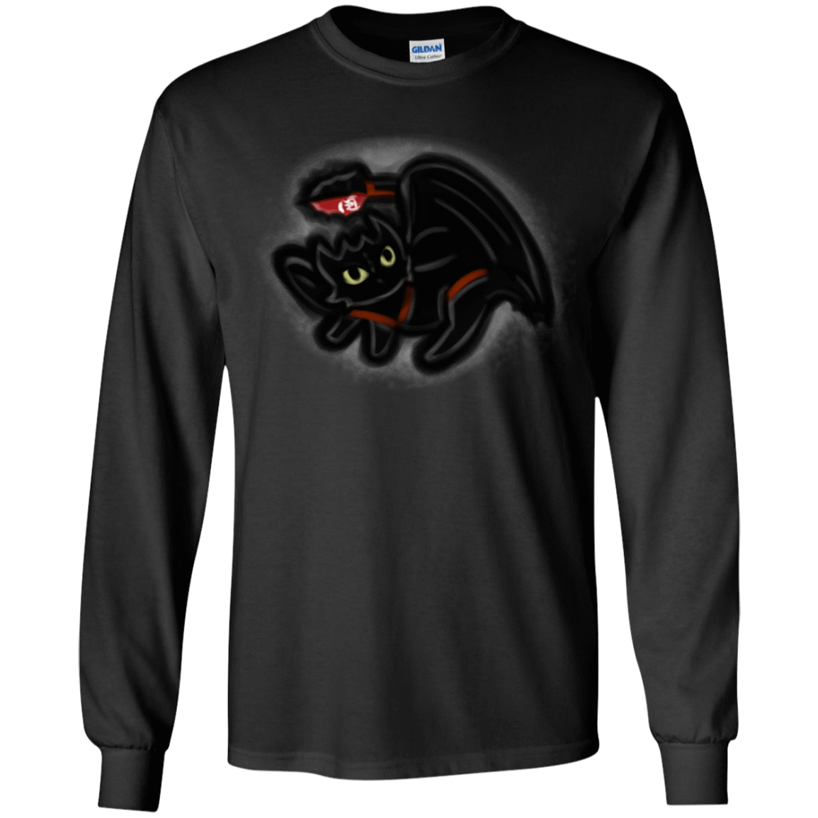T-Shirts Black / YS Toothless Simba Youth Long Sleeve T-Shirt