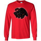 T-Shirts Red / YS Toothless Simba Youth Long Sleeve T-Shirt