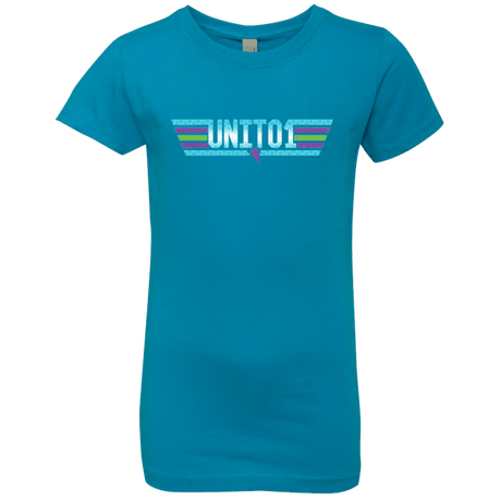 T-Shirts Turquoise / YXS Top One Girls Premium T-Shirt