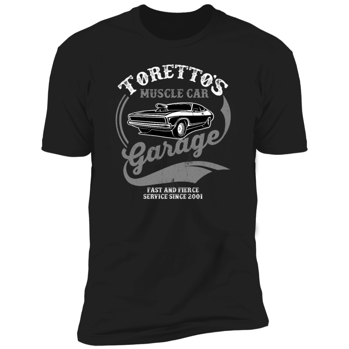 T-Shirts Black / X-Small Torettos Muscle Car Garage Men's Premium T-Shirt