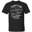 T-Shirts Black / YXS Torettos Muscle Car Garage Youth T-Shirt