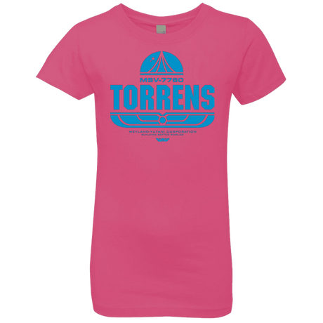 T-Shirts Hot Pink / YXS Torrens Girls Premium T-Shirt
