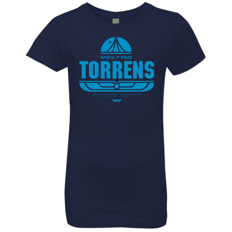 T-Shirts Midnight Navy / YXS Torrens Girls Premium T-Shirt