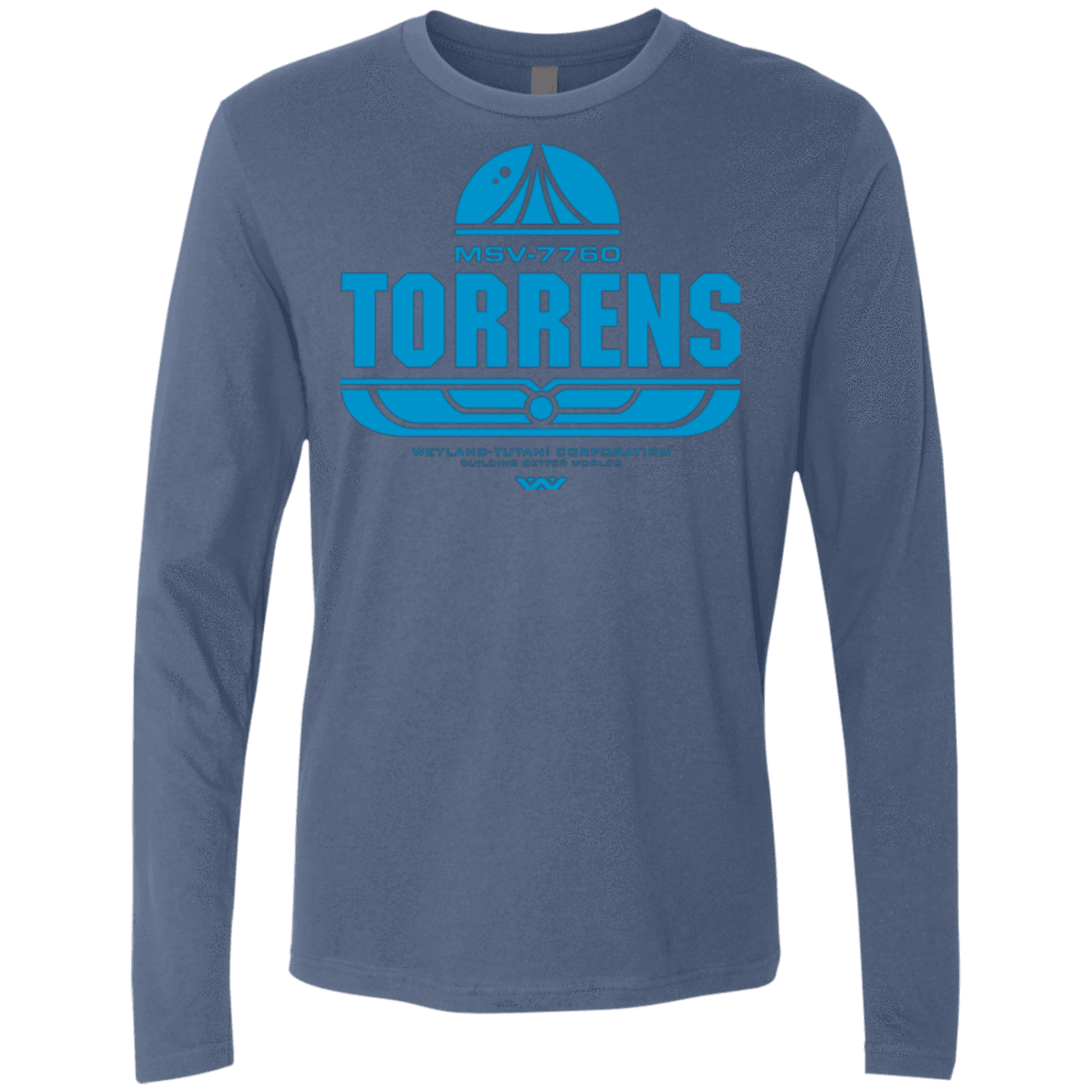 T-Shirts Indigo / Small Torrens Men's Premium Long Sleeve
