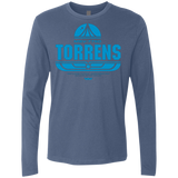T-Shirts Indigo / Small Torrens Men's Premium Long Sleeve