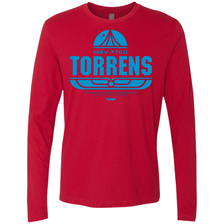 T-Shirts Red / Small Torrens Men's Premium Long Sleeve