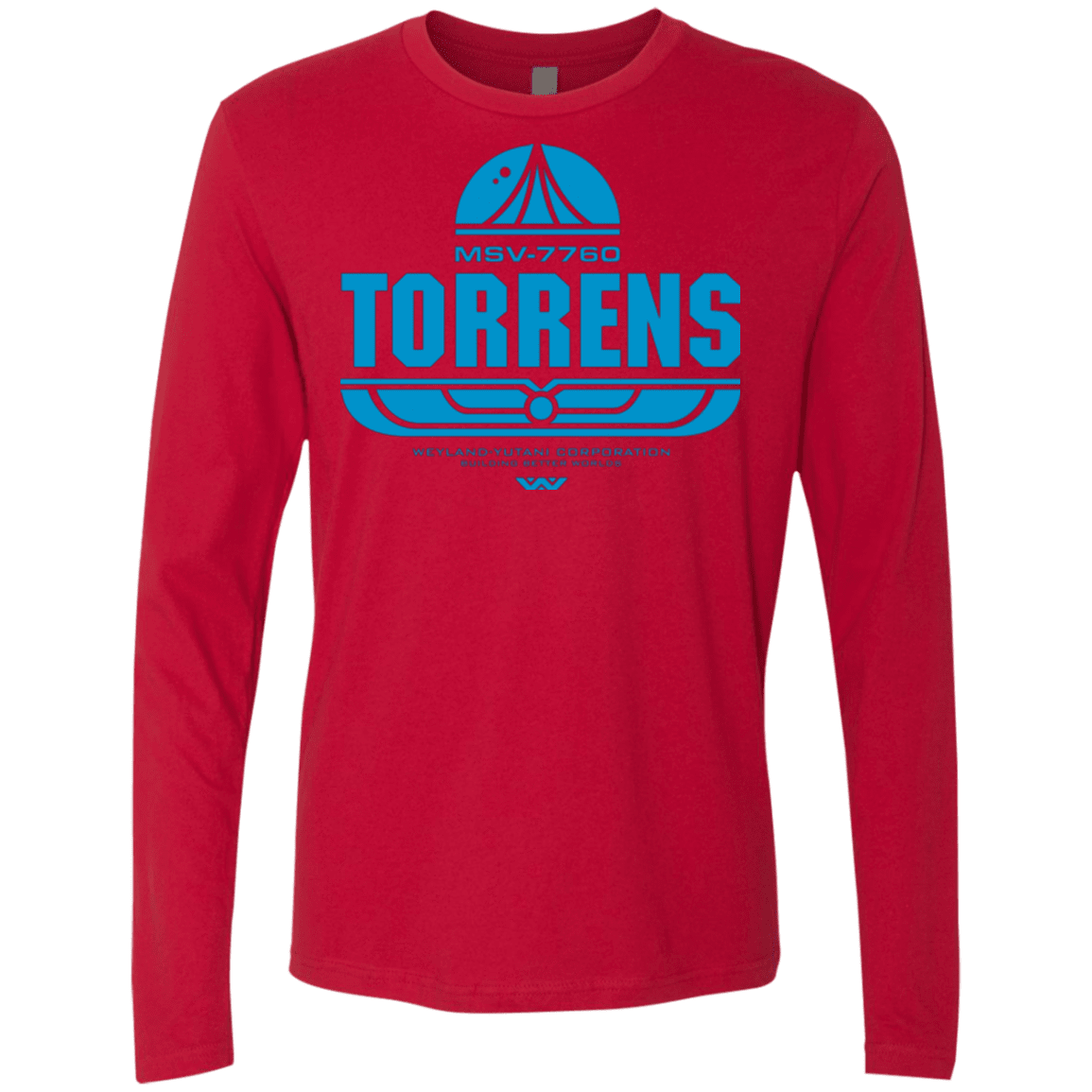 T-Shirts Red / Small Torrens Men's Premium Long Sleeve