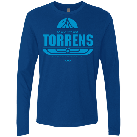 T-Shirts Royal / Small Torrens Men's Premium Long Sleeve