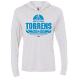 T-Shirts Heather White / X-Small Torrens Triblend Long Sleeve Hoodie Tee