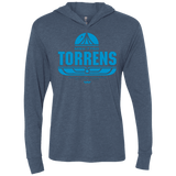 T-Shirts Indigo / X-Small Torrens Triblend Long Sleeve Hoodie Tee